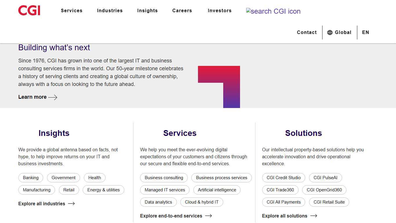 IT and business consulting services CGI.com
