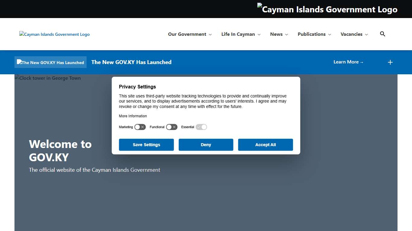 The Official Website of the Cayman Islands Government - GOV.KY - CIG